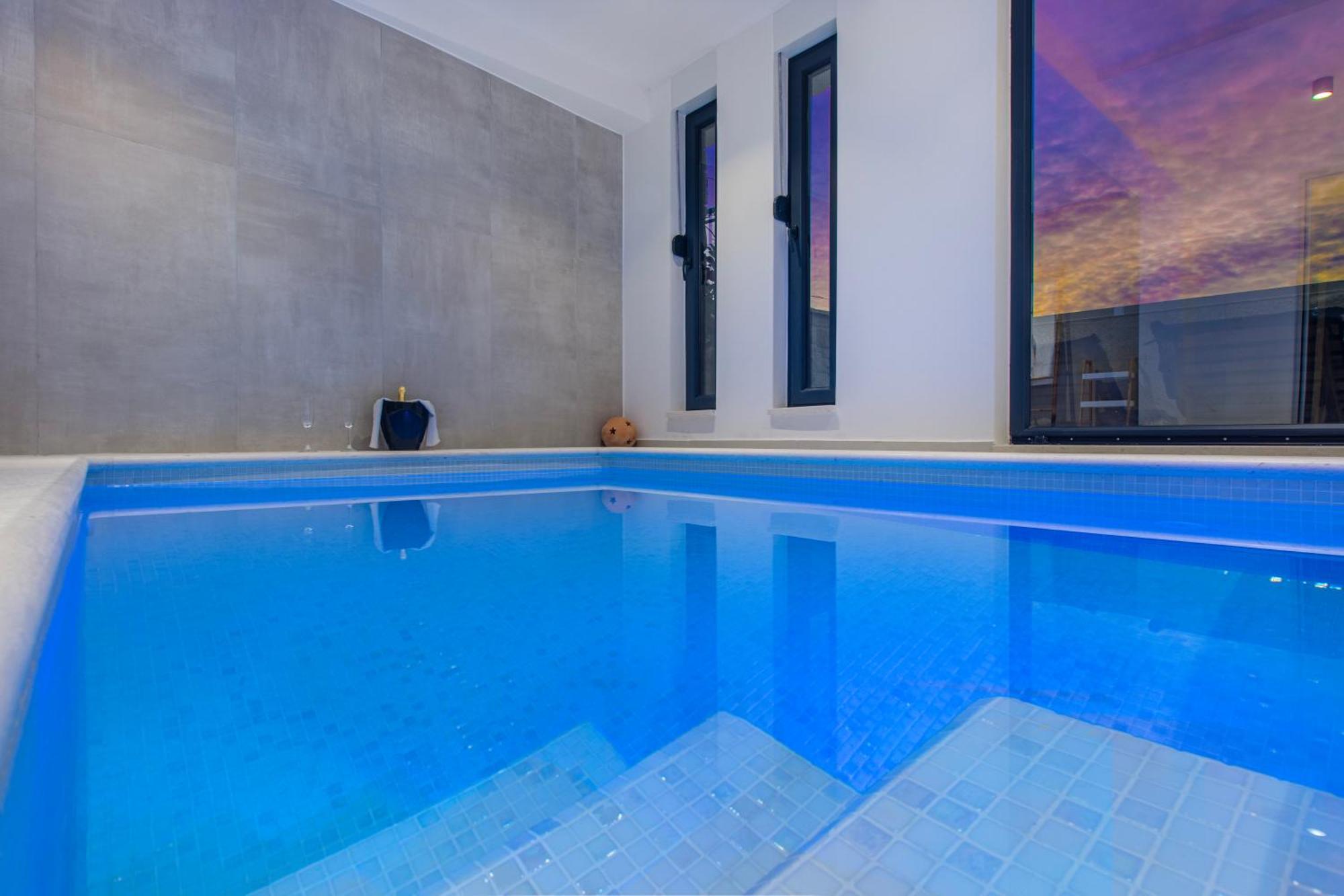 Seafront Villa Kupinica With Heated Pool Vinisce Bagian luar foto